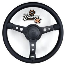 Steering wheel black for sale  BROMSGROVE
