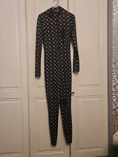 Black catsuit zip for sale  BURY ST. EDMUNDS