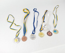 Medallas Escolares 1 2 3 Premios Trofeos Coleccionables UKrainian Vintage Medalla Ucrania segunda mano  Embacar hacia Argentina