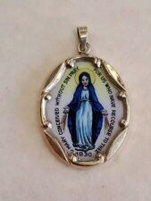 Enamel mother mary for sale  Quakertown