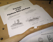 Build a Flintlock Rifle, Pistol Full Plans, Blueprints!! for sale  Wilton