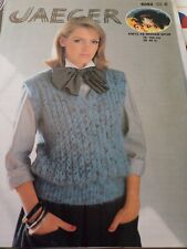 Knitting pattern jaeger for sale  ENFIELD