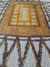 Vintage rya rug for sale  ROTHERHAM