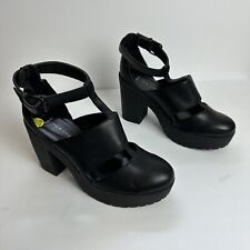 New Look Chunky Platform Heels Shoes Women's sz UK 7 or US 9 or EU 40 black 90s, used for sale  Shipping to South Africa