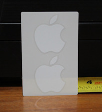 Adesivo adesivo logotipo Apple, branco - OEM genuíno - Inclui 2 adesivos iPad iPhone comprar usado  Enviando para Brazil