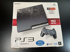 Sistema de jogo original Sony PS3 Playstation 3 Slim completo na caixa comprar usado  Enviando para Brazil