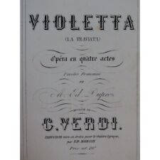 Verdi giuseppe traviata d'occasion  Blois