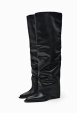 Zara leather gaiter for sale  Shipping to Ireland