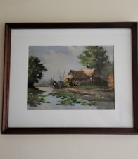 antique dog oil painting for sale  Ireland