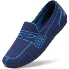 Sapatos baixos Bacia-Loafers de malha confortável casual empresarial, tamanho: 8 M, azul marinho comprar usado  Enviando para Brazil
