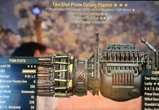 Fallout76 Ps4 Ps5 Two Shots 50 critc damage 25 less cost vats Gatling plasma  segunda mano  Embacar hacia Argentina