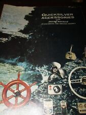 Mercury Outboards Quicksilver Accessories for MerCruiser Catalog 1969 for sale  Shipping to South Africa