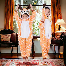 Usado, 🦌 Pijama infantil renas peça única - Perfeito para brincar e festas do pijama! comprar usado  Enviando para Brazil