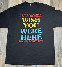 ASTROWORLD Travis Scott Festival WISH YOU WERE HERE T-shirt Men’s XL for sale  Shipping to South Africa