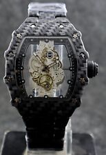 Beautiful Carbon Black Quartz Black Wrist Watch: A Revolutionary Way to Watch, used for sale  Shipping to South Africa