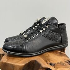 Sapatos masculinos de couro de crocodilo Fennix Italy 3322 tamanho 12 comprar usado  Enviando para Brazil