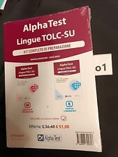 Alpha test lingue. usato  Torino