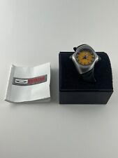 Relógio Oakley Crush aço inoxidável preto borracha amarelo 10-100 bala torpedo, usado comprar usado  Enviando para Brazil
