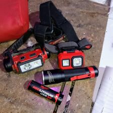 Milwaukee Headlamp Lot 2104 , Flashlight  2163-21 RedLithium USB 3.0 for sale  Shipping to South Africa