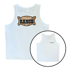Trojan Brand Condoms Tank Top Mens XL Trojan Ranch Prom Shirt White Muscle Tee for sale  Shipping to South Africa