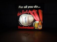 Budweiser illuminated sign for sale  CHELMSFORD