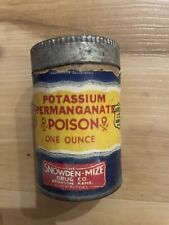 Vintage potassium permanganate for sale  Hays