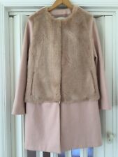 Zara Lovely Pink Faux Coat Size EUR Large UK12 Vgc, used for sale  Shipping to South Africa