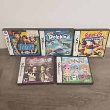 Lot of 5 Nintendo 3DS Games JONAS DOLPHINZ LALALOOPSY ENER-G DANCE NAKED BROS. for sale  Shipping to South Africa