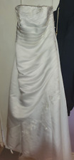 Ivory strapless satin for sale  WINCHESTER