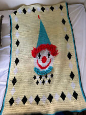 Clown blanket afghan for sale  Hatfield