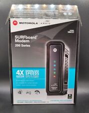 Modem a cabo para prancha de surf Motorola internet de alta velocidade SB6121 rede Ethernet com caixa! comprar usado  Enviando para Brazil
