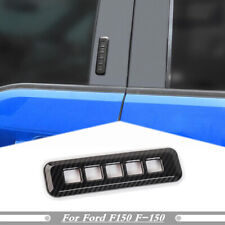 Usado, Fechadura de porta de carro senha tampa de botão acabamento para Ford F150 15-20 acessórios carbono comprar usado  Enviando para Brazil