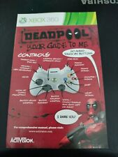 Deadpool Manual Book - Xbox 360 - Apenas manual autêntico! comprar usado  Enviando para Brazil