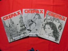 CREPAX - EMMANUELLE   1°-2°-3° Volume       BLUE PRESS     Prima Edizione  !!!!! usato  Italia