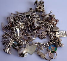 vintage silver charms for sale  HUDDERSFIELD