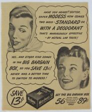 Vintage 1945 modess for sale  Lilburn