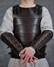 Leather cuirass bracers for sale  HOUNSLOW