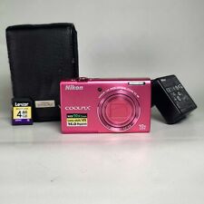 [Mint] Nikon CoolPix S6200 16,0Mp Digital Camera Pink + Case + SD Card  comprar usado  Enviando para Brazil