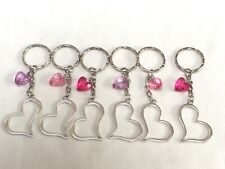 Heart keyrings birthday for sale  LUTON