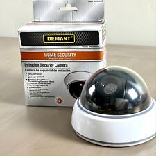 Defiant Fake Dummy Home Security Camera Flashing Light Battery Indoor/ Outdoor for sale  Shipping to South Africa
