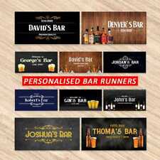 Personalised bar runner for sale  Shipping to Ireland