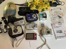 Lote de cámaras compactas y accesorios de fotografía segunda mano  Embacar hacia Argentina