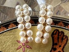 Chanel pearl earrings for sale  LONDON