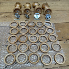 Wooden curtain rings for sale  BEDFORD