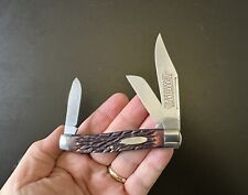 Camillus Rough Cut Tobacco Stockman, Folding Pocket Knife, USA for sale  Shipping to South Africa
