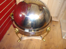 Lion Head Round Roll Top Chafer  Chafing Dish Food Service - Pittsburgh Pa. for sale  Shipping to South Africa