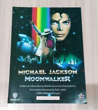 Fita de vídeo Michael Jackson Moonwalker anúncio VHS. POSTER pin up de revista da Tailândia, usado comprar usado  Enviando para Brazil