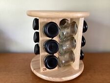 Wooden rotating spice for sale  SELKIRK