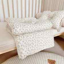 Conjunto de roupa de cama de algodão floral para berço e colcha de bebê, usado comprar usado  Enviando para Brazil