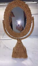 Vtg wicker rattan for sale  Shipping to Ireland